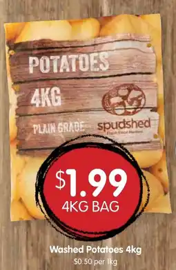 Spudshed Washed Potatoes offer
