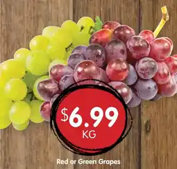 Spudshed Red or Green Grapes offer