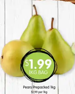 Spudshed Pears Prepacked offer