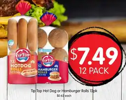 Spudshed Tip Top Hot Dog or Hamburger Rolls offer