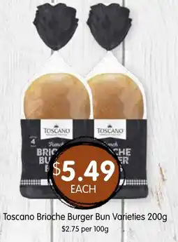 Spudshed Toscano Brioche Burger Bun Varieties offer