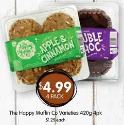 Spudshed The Happy Muffin Co Varieties offer
