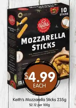 Spudshed Keith's Mozzarella Sticks offer