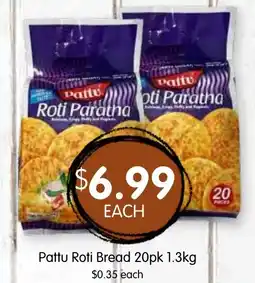 Spudshed Pattu Roti Bread offer