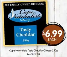 Spudshed Cape Naturaliste Tasty Cheddar Cheese offer