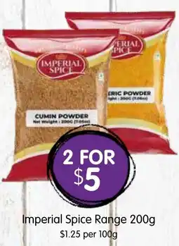Spudshed Imperial Spice Range offer