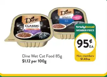 Foodworks Dine Wet Cat Food offer