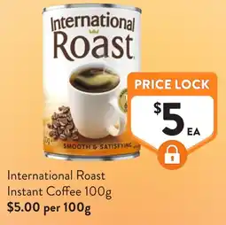 Foodworks International Roast Instant Coffee offer