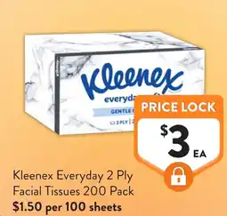 Foodworks Kleenex Everyday 2 Ply Facial Tissues offer