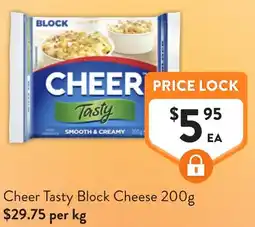 Foodworks Cheer Tasty Block Cheese offer