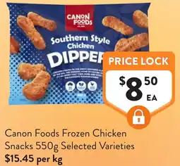 Foodworks Canon Foods Frozen Chicken Snacks offer