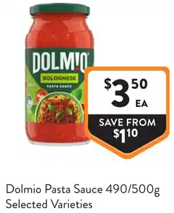 Foodworks Dolmio Pasta Sauce offer