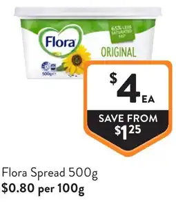 Foodworks Flora Spread offer