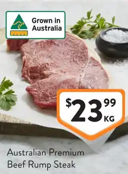 Foodworks Australian Premium Beef Rump Steak offer