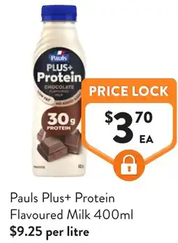 Foodworks Pauls Plus+ Protein Flavoured Milk offer
