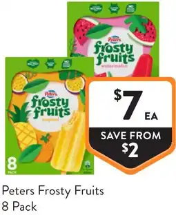Foodworks Peters Frosty Fruits offer