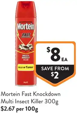 Foodworks Mortein Fast Knockdown Multi Insect Killer offer