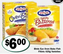 Friendly Grocer Birds Eye Oven Bake Fish Fillets offer