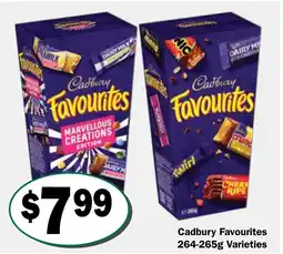 Friendly Grocer Cadbury Favourites offer