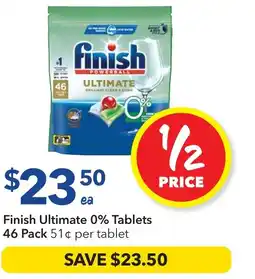 Ritchies Finish Ultimate 0% Tablets offer