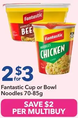 Ritchies Fantastic Cup or Bowl Noodles offer