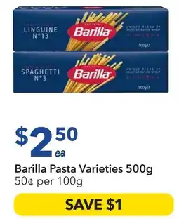 Ritchies Barilla Pasta Varieties 500 g offer