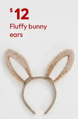 Target Kids Fluffy Faux Fur Bunny Ears Headband offer