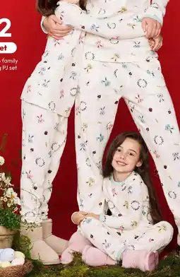 Target Family Matching Australian Cotton Easter Older Kids Pyjama Set offer