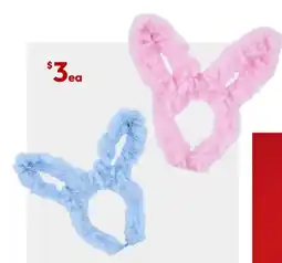 Target Anko Coloured Plush Bunny Ears offer