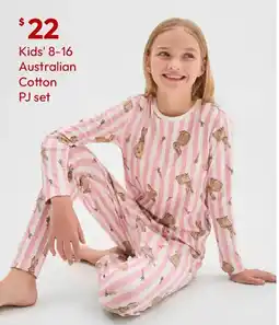 Target Sibling Matching Easter Australian Cotton Older Girls Pyjama Set offer