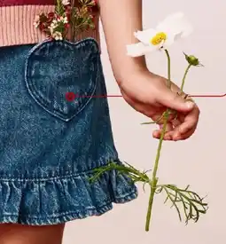 Target Denim A-Line Fashion Skirt offer