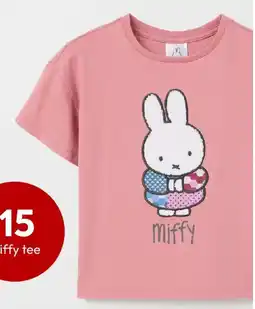 Target Miffy Short Sleeve Textured T-Shirt offer