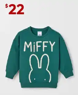 Target Miffy Australian Cotton Blend Crew Neck Sweat Top offer