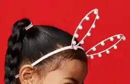 Target Kids Faux Pearl Bunny Ears Headband offer