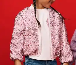 Target Sequin Long Sleeve Bomber Jacket offer
