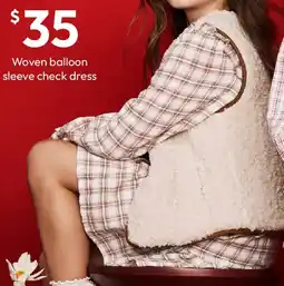 Target Woven Balloon Sleeve Dress offer