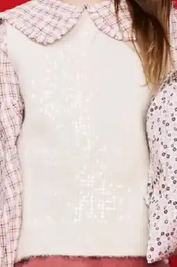 Target Knit Sequin Vest offer