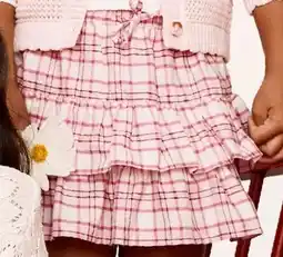 Target Australian Cotton Fashion Woven Check Rara Skirt offer