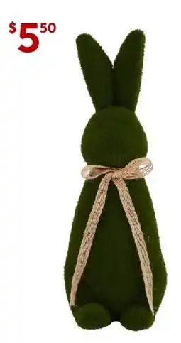 Target Anko Green Flocked Bunny offer
