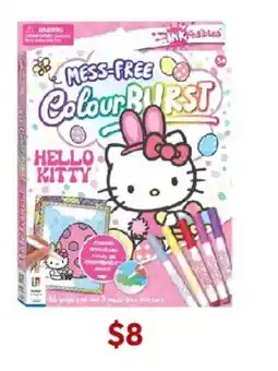Target INKredibles Hello Kitty Mess-Free ColourBurst Activity Kit - Book offer