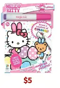 Target INKredibles Hello Kitty Mess Free Magic Ink Pictures offer