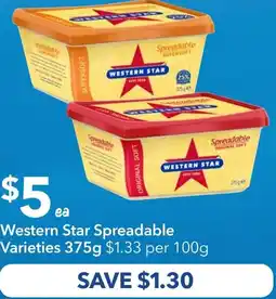 Ritchies Western Star Spreadable Varieties offer