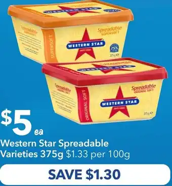 Ritchies Western Star Spreadable Varieties offer
