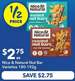 Ritchies Nice & Natural Nut Bar Varieties offer