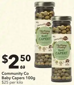 Ritchies Community Co Baby Capers offer