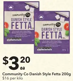 Ritchies Community Co Danish Style Fetta offer