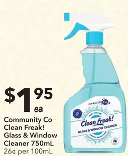 Ritchies Community Co Clean Freak! Glass & Window Cleaner offer