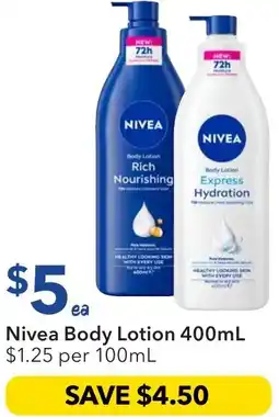 Ritchies Nivea Body Lotion offer
