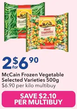 Ritchies McCain Frozen Vegetable Selected Varieties offer