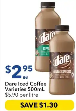 Ritchies Dare Iced Coffee Varieties offer